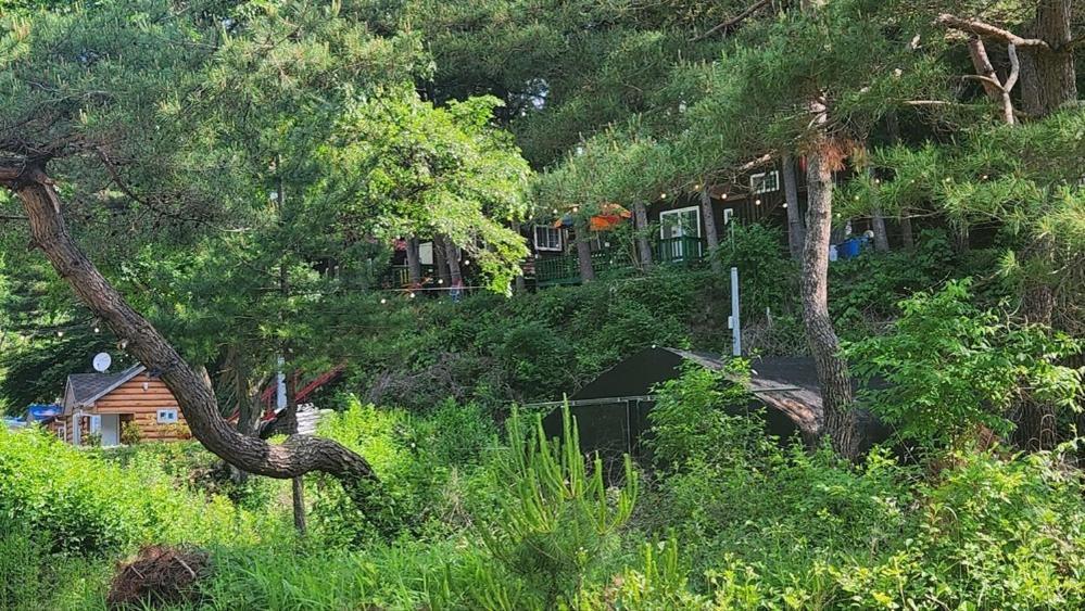 Hongcheon Gongjaksan Recreational Forest Pension Bagian luar foto